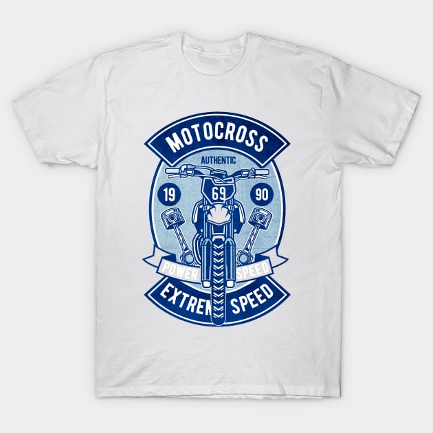 Motocross Extreme Speed T-Shirt by Tempe Gaul